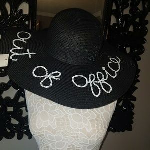 Nicole Marciano Accessories - NWT Nicole Marciano OUT OF OFFICE Wide Brimmed Hat Nicole Marciano Accessories - NWT Nicole Marciano OUT OF OFFICE Wide Brimmed Hat